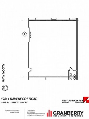 1,404 SF Office/Warehouse